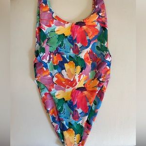 Multi-color Skatie one piece swimsuit